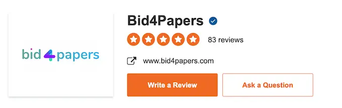 bid4papers.com rating on sitejabber