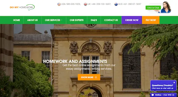 domyhomework.co review