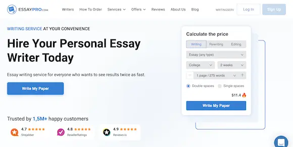 essaypro.com review