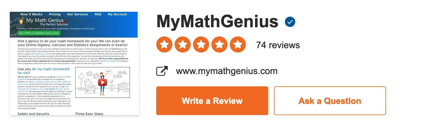 mymathgenius.com sitejabber rating